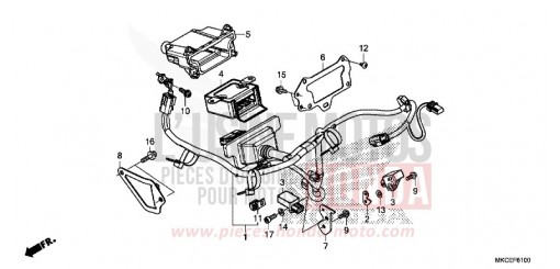 FAISCEAU DE SAC GONFLABLE GL1800DAK de 2019